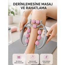 Poyraz Market Taşınabilir 3D Masaj Rulosu – Kas Rahatlatıcı ve Yağ Azaltıcı Masaj Cihazı
