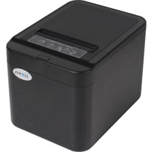 Zywell ZY-Q822 Thermal / Otomatik Kesicili Usb+Ethernet Slip Yazıcı 200MM/S / 80MM Siyah