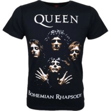 Tarzsokak Queen Bohemian Rhapsody Metal Band Baskılı Penye Tişört