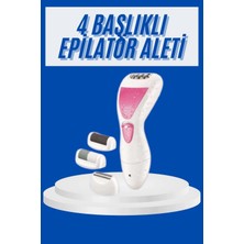 Pazarcan Profesyonel 4ın1 Çok Amaçlı Epilasyon Aleti Şarjlı Pratik Taşınabilir