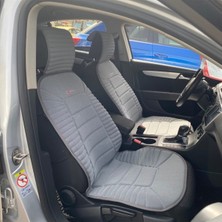Empressco Audi A3 Sedan Lüks Oto Koltuk Minderi Ön 3'lü Set Bumerang Gri