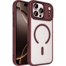 Negok Joko Apple iPhone 18 Pro Max Terea Magsafe Kapak - Bordo