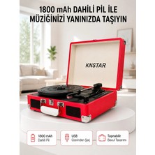 Freedom Storee Retro Bavul Pikap Dahili Hoparlörlü Aux USB Sd Kart ve Bluetooth Bağlantılı Taşınabilir Tasarım