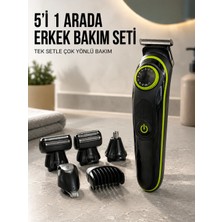 Negok Erkek Kişisel Bakım Seti Çok Amaçlı Sakal Vücut Burun Kulak Tıraş Makinesi