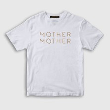 Presmono  Çocuk Beyaz Logo Mother Mother T-Shirt