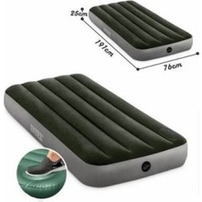 Empressco Intex 64760 Tek Kişilik Şişme Yatak Seti Kendinden Pompalı 76X191X25CM
