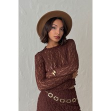 Very Moda Dantel Abiye Bluz| F1886
