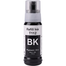 Fırsatkolik T112BK  **kutusuz**  Siyah Şişeli Mürekkep (140 ml )