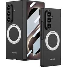 Fogy Galaxy Z Fold 8 Ultra Kılıf M-Safe Şarj Özellikli Ring Yüzüklü Standlı Sert Pc Kapak