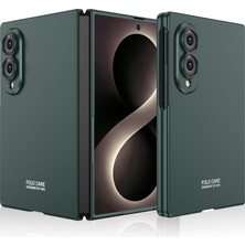 Fogy Galaxy Z Fold 8 Kılıf Deri Görünümlü Standlı Ekran Korumalı Kapak