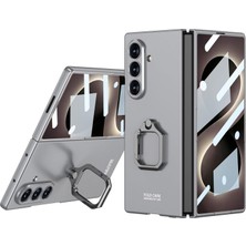 Fogy Galaxy Z Fold 8 Ultra Kılıf Flip Ring Yüzüklü Standlı Ekran Korumalı Sert Pc Kapak