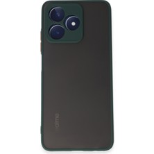 Realme C53 Kılıf Montreal Silikon Kapak - Yeşil