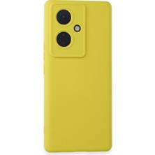 V29 Lite Kılıf Nano Içi Kadife Silikon - Sarı