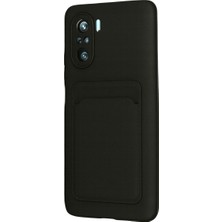 Mi 11I Kılıf Kelvin Kartvizitli Silikon - Siyah