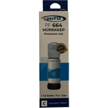 Perfıx Pf T6642 - 6732  Mavi Şişeli Mürekkep (70 ml )