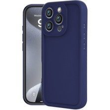 iPhone 16 Pro Max Kılıf Viera Silikon - Lacivert
