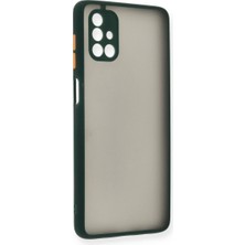 Galaxy M51 Kılıf Montreal Silikon Kapak - Yeşil