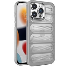 iPhone 15 Pro Kılıf Airmax Silikon Kapak - Titan Gri