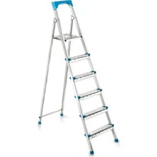3D Sepetim Merdiven 5+1 Basamaklı Metal Merdiven 125CM 120KG