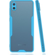 Galaxy A02 Kılıf Platin Silikon - Mavi
