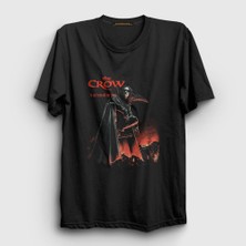 Presmono Unisex Siyah The Crow Eric Draven Rain T-Shirt