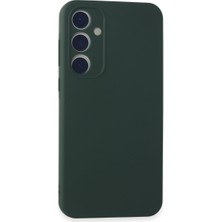 Galaxy A35 5g Kılıf First Silikon - Koyu Yeşil