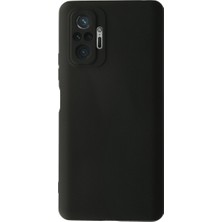 Redmi Note 10 Pro Kılıf Nano Içi Kadife Silikon - Siyah