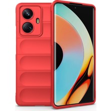 Realme 10 Pro 5g Kılıf Optimum Silikon - Kırmızı