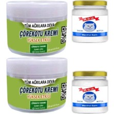 Çörek Otu Kremi 2X150 ml Krem +Snow Kitten 2X50 ml Menthol Balm