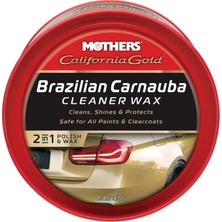 Detail Market Mothers California Gold Carnauba Cleaner Wax Boya Temizleyici ve Parlatıcı 340 gr
