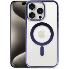 iPhone 15 Pro Max Kılıf Erozi Magsafe Kapak - Lacivert