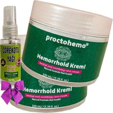 Proctohemo Cream 100 ml x 2 Adet + Çörek Otu Yağı 30 ml