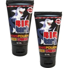 Süper Big Shark Power Cream S Erkeklere Kremi 50 ml x 2 Adet
