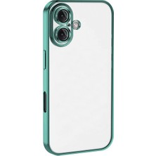 iPhone 16 Plus Kılıf Razer Lensli Silikon - Turkuaz