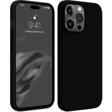 iPhone 15 Pro Max Kılıf First Silikon - Siyah