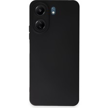 Redmi 13C Kılıf Nano Içi Kadife Silikon - Siyah