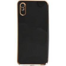 Redmi 9A Kılıf Volet Silikon - Siyah