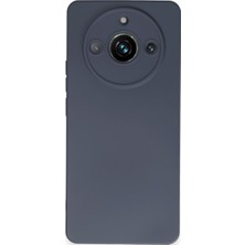 Realme 11 Pro Kılıf Nano Içi Kadife Silikon - Gri