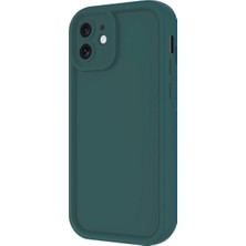 iPhone 11 Kılıf Viera Silikon - Koyu Yeşil