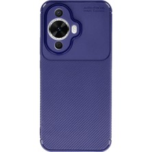 Nova 12S Kılıf Auto Focus Karbon Kapak - Lacivert