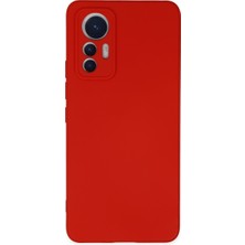 Mi 12 Lite Kılıf Nano Içi Kadife Silikon - Kırmızı