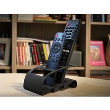 Bezos 3D Baskı Tv Kumandası ve Masaüstü Organizer - Uzaktan Kumanda Düzenleyici Stand-Siyah