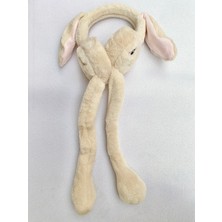 Sheker Home Oynar Mekanizmalı Peluş Kulaklık - Koyu Krem