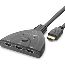 Pazarcan Switch 60 Hz Hdr Kablolu 3 Giriş 1 Çıkış