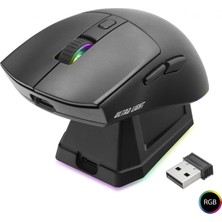 Pazarcan 63 x 38 mm 300 Mah Rgb Mouse Standlı Siyah MF1215B