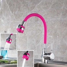 Pazarcan Musluk Için Oynar Başlıklı Tasarruf Aparatı Boru Pembe