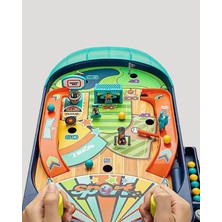 Toha Mini Langırt Oyun Masası Çocuk Futbol Masa Oyunu Refleks El Göz Koordinasyonu Geliştirici 3+ Yaş
