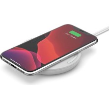 Belkin Boost Charge Kablosuz Şarj Standı 15W (Qi Sertifikalı Hızlı Kablosuz Şarj Cihazı) - Beyaz Outlet - Garantili - Orijinal Ambalajında - Outlet