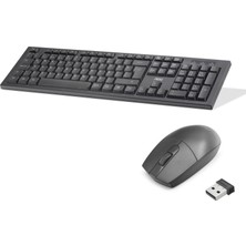 Pazarcan Ofis Kullanımına Uygun Klavye Mouse Seti USB Siyah KM210B/38