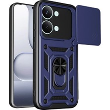 Stylmenplus Newface Xiaomi Poco X8 Pro Max Pars Lens Yüzüklü Silikon - Lacivert